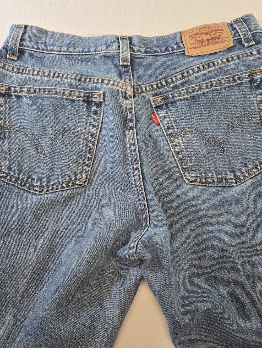 Levi's 550 Mom Jeans Women's Relaxed Fit Y2K  12 S Short Tapered 100% cotton
